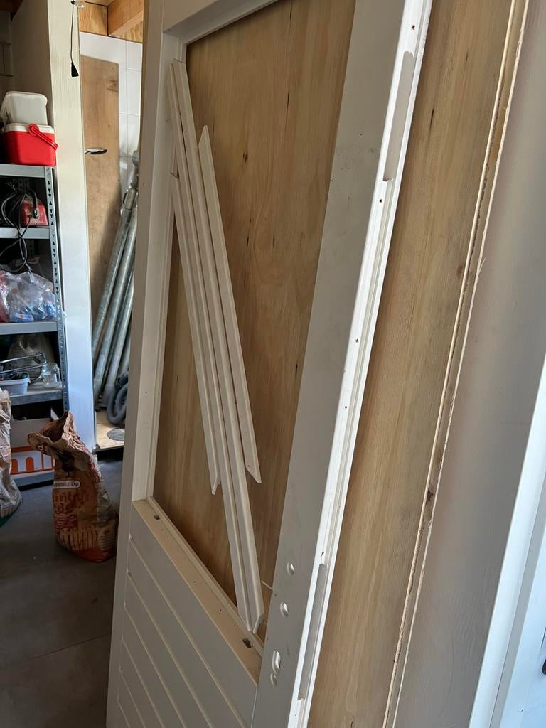 Buitendeur 88 x 211,5, Doe-het-zelf en Verbouw, Deuren en Horren, Zo goed als nieuw, Buitendeur, 200 tot 215 cm, Ophalen of Verzenden