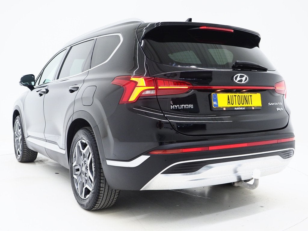 Hyundai Santa Fe 1.6 T-GDI PHEV Premium 7p. | Leder | Krell, Santa Fe, Gebruikt, Zwart, 4 cilinders