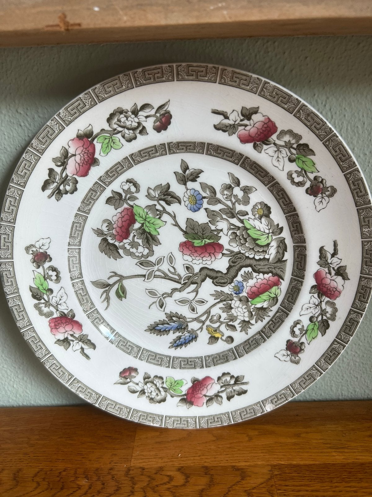 Vintage Ridgway Indian Tree bord - Staffordshire Engeland, Ophalen
