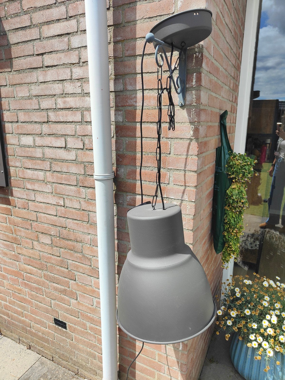 2x IKEA HEKTAR hanglampen, Ophalen, Zo goed als nieuw, Metaal, Minder dan 50 cm