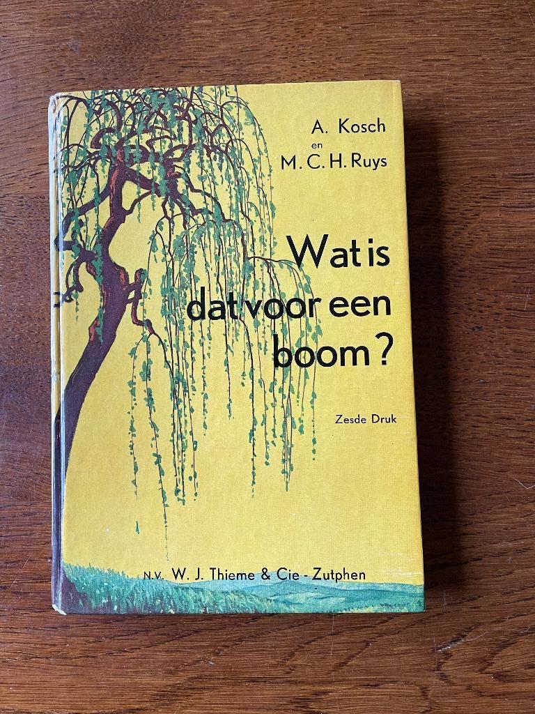 "Wat is dat voor boom" A. Kosch en M.C.H. Ruys 1957, Boeken, Ophalen of Verzenden, Zo goed als nieuw, Natuur algemeen