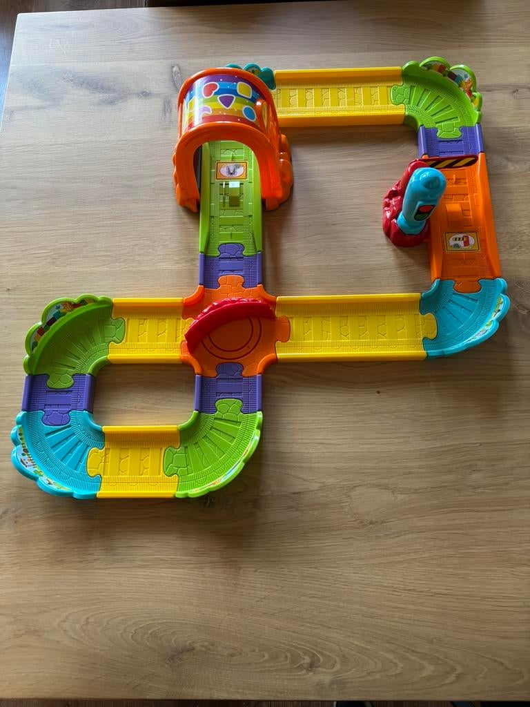 Vtech toet toet treinbaan zonder trein, Kinderen en Baby's, Speelgoed | Vtech, Ophalen of Verzenden, Zo goed als nieuw, 2 tot 4 jaar