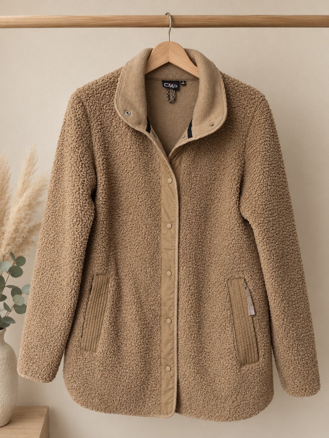 CMP Teddy Vest Maat S Cognac Bruin ZGAN, Bruin, Ophalen of Verzenden, CMP, Maat 36 (S)