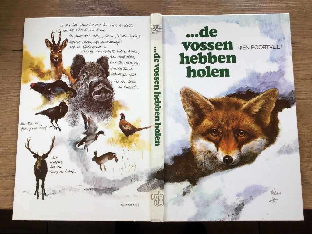 …de vossen hebben holen door Rien Poortvliet, Ophalen of Verzenden, Gelezen, Rien Poortvliet, Prentenboek