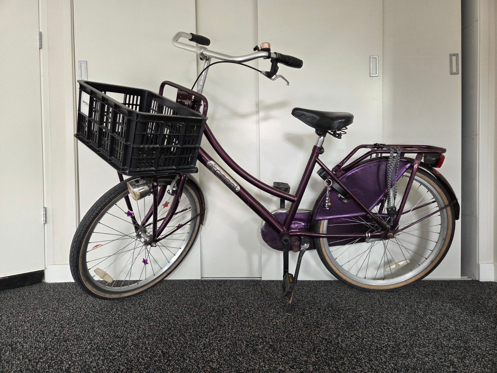 Meisjesfiets 24', Ophalen, Terugtraprem, Gebruikt, Handrem