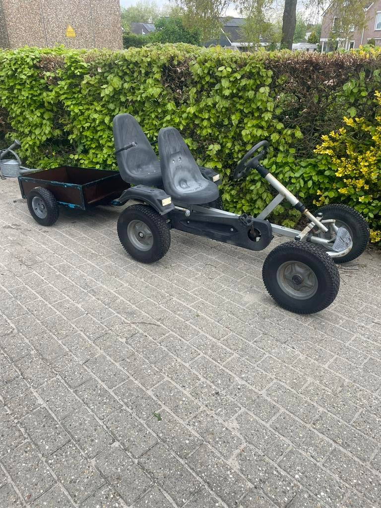 Mammoet Skelter met kiepkar aanhanger, Ophalen, Gebruikt, Mammoet, Vrijloopautomaat