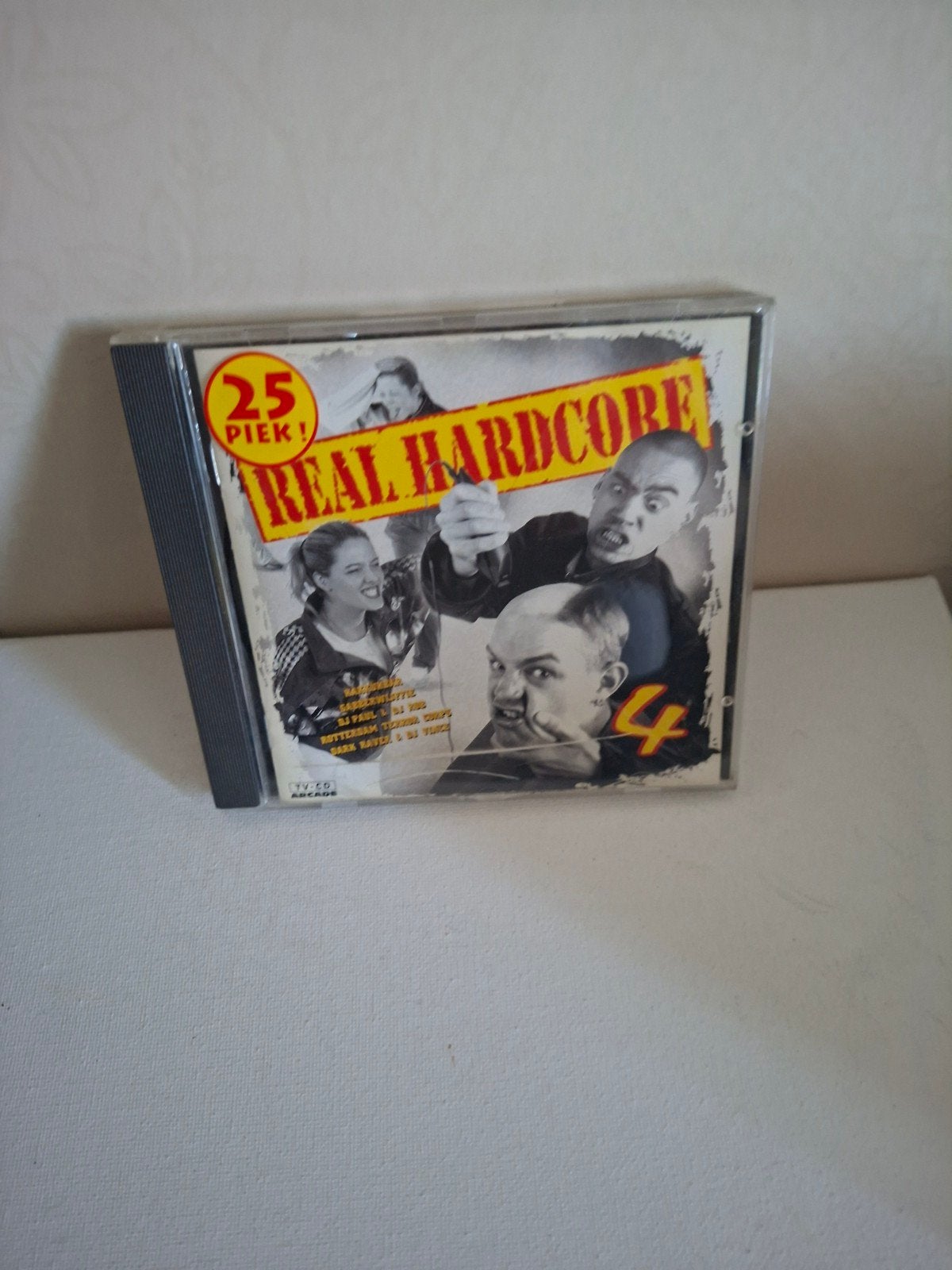 Real Hardcore 4 CD - 25 tracks hardcore muziek, Ophalen of Verzenden, Gebruikt, Hardcore, Verzamelalbum