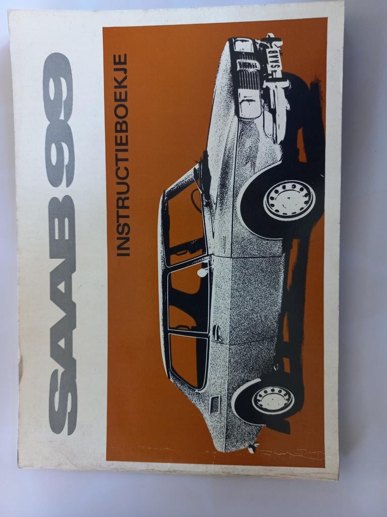 Boekje SAAB 99. Instructieboek., Ophalen of Verzenden