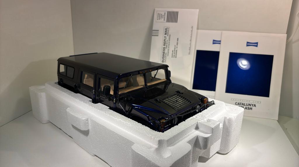 Hummer h2 Catalunaya splash standox Exoto 1.18, Hobby en Vrije tijd, Modelauto's | 1:18, Overige merken, Ophalen of Verzenden