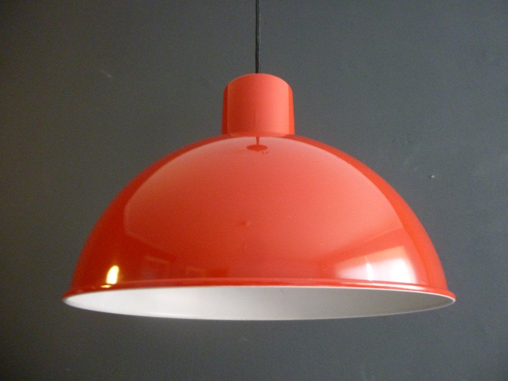 Prachtige vintage Fog & Morup design Jo Hammerborg hanglamp, Ophalen of Verzenden, Gebruikt, Metaal, E27 (groot)