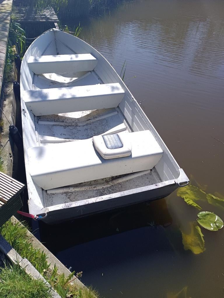 Aluminium visboot/motorboot., Ophalen, Minder dan 15 m², Overige typen, Zo goed als nieuw