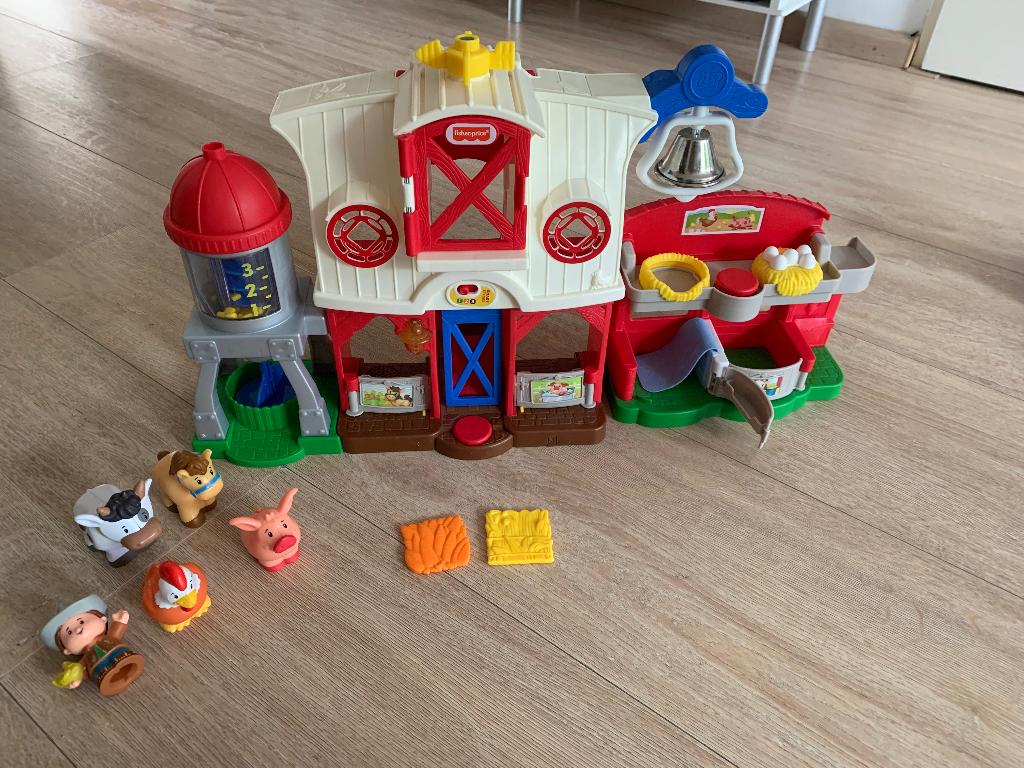 Fisher-Price Little People Dierenverzorgingsboerderij, Ophalen, Gebruikt, Speelset, Met licht