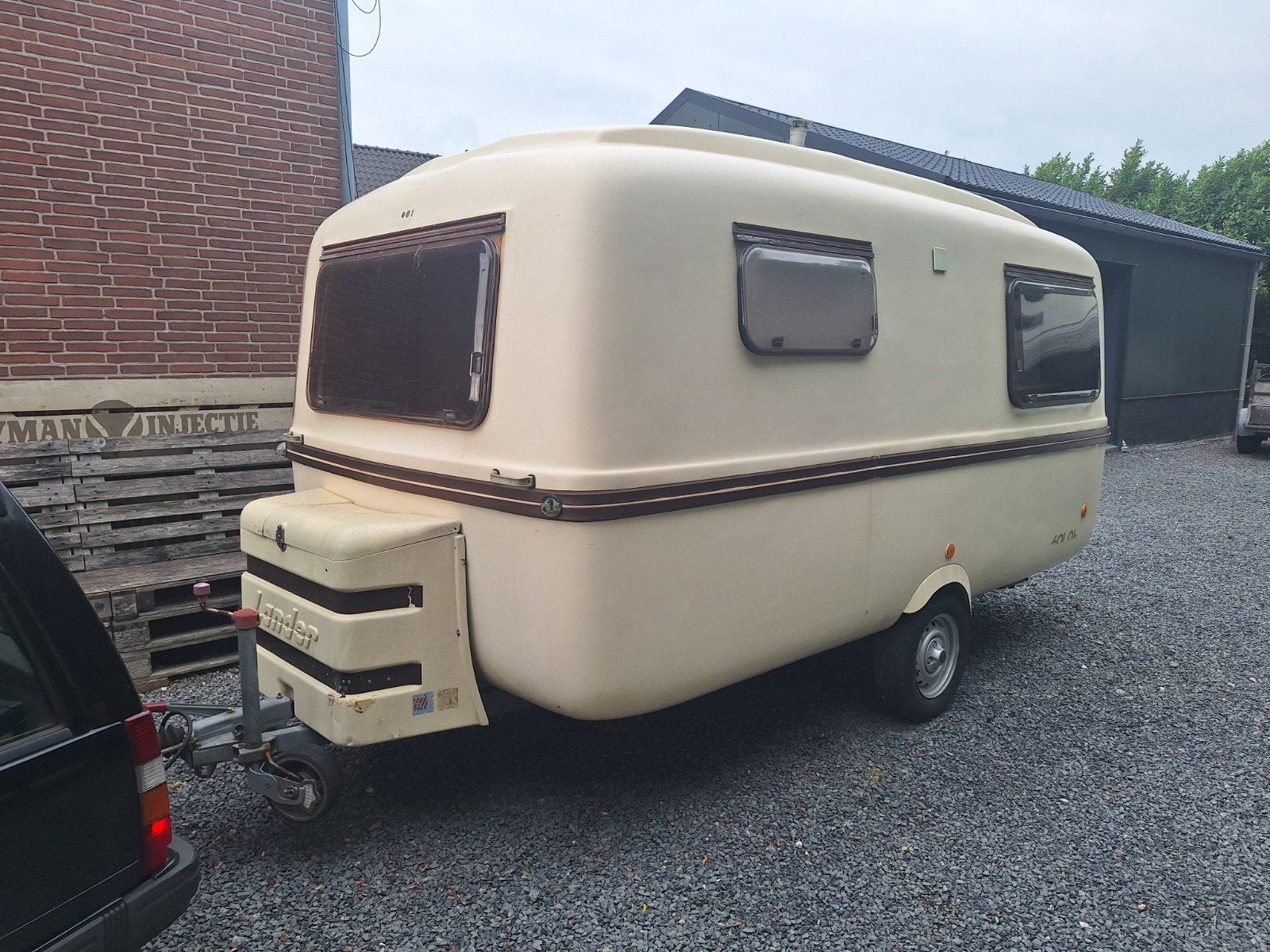 caravan lander graziella 401, Particulier, Rondzit, Luifel