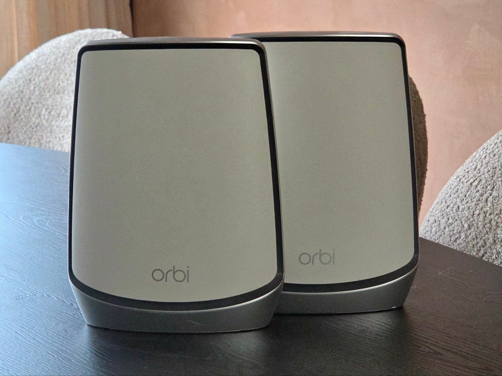 Netgear Orbi RBK852 | RBR850 + RBS850 | AX6000 WiFi 6 Mesh, Ophalen, Zo goed als nieuw, Router, Netgear Orbi