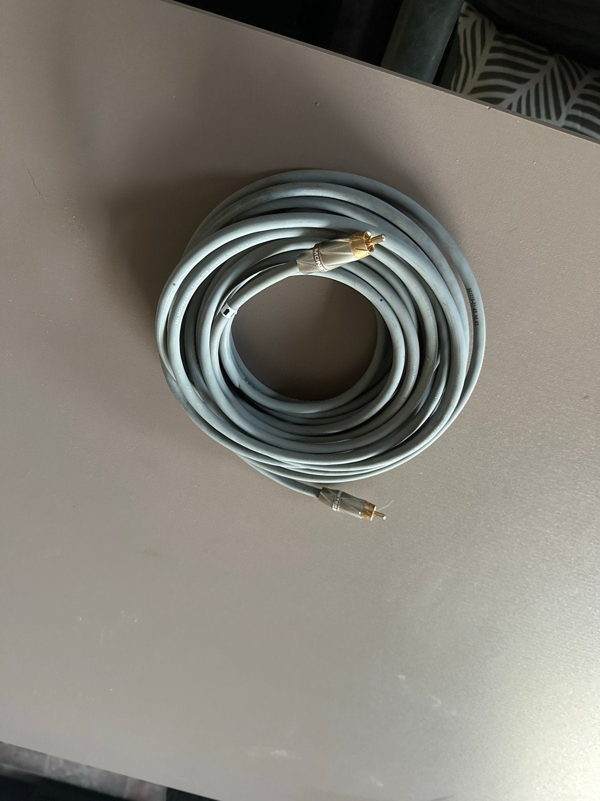 Monster Interlink Subwoofer Kabel -  8 meter, Ophalen of Verzenden, Gebruikt, 5 tot 10 meter, Interlink-kabel