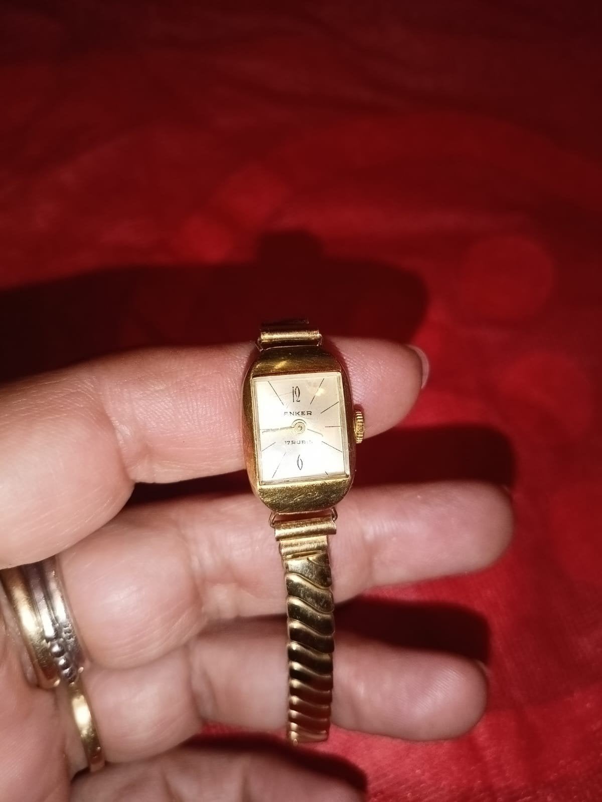 anker vintage dames horloge 14k, Ophalen of Verzenden