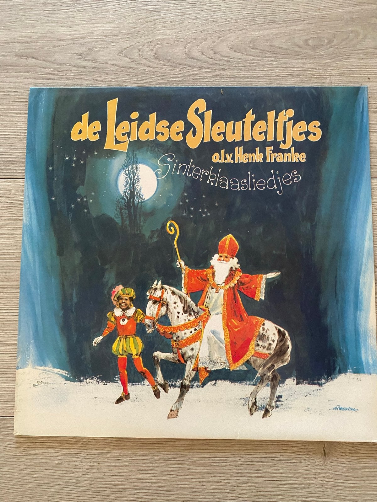 LP De Leidse Sleuteltjes o.l.v. Henk Franke - Sinterklaaslie, Ophalen, LP, Gebruikt, Overige genres