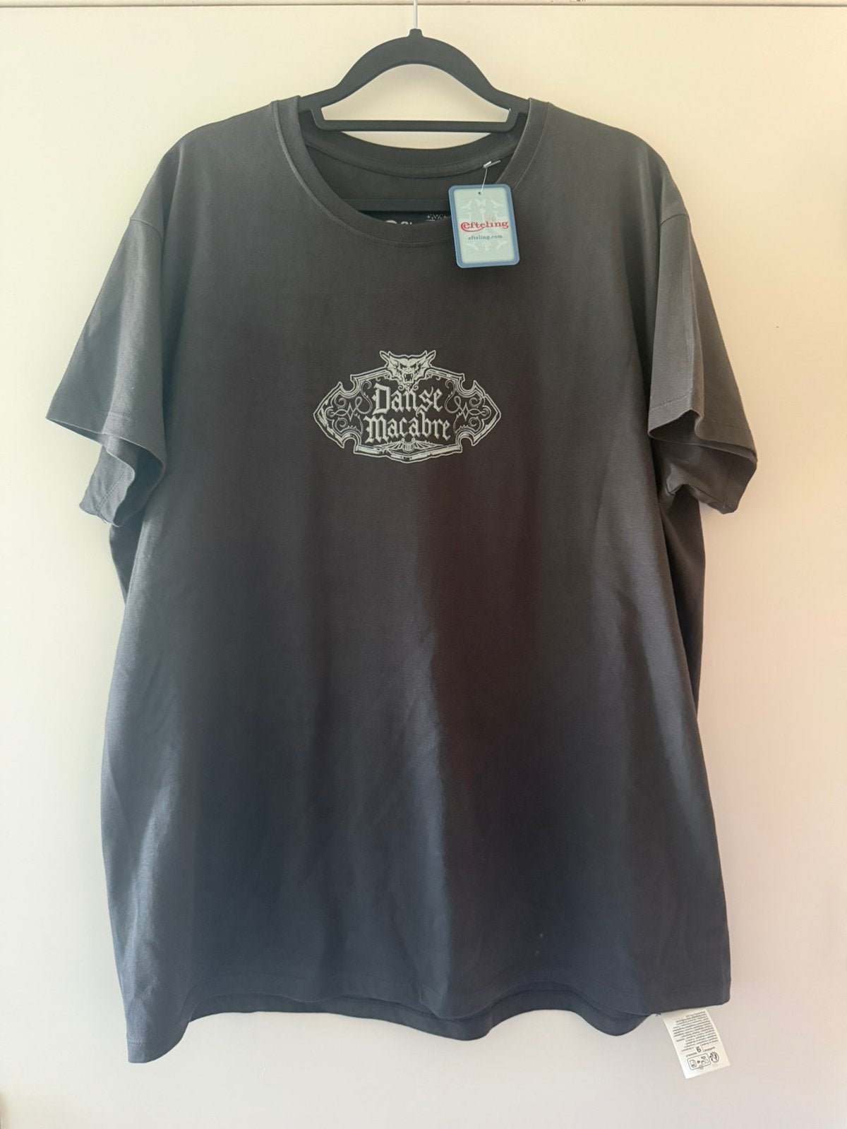 Danse macabre T-shirt glow in the dark maat: XL, Verzenden, Nieuw, Maat 56/58 (XL), Grijs