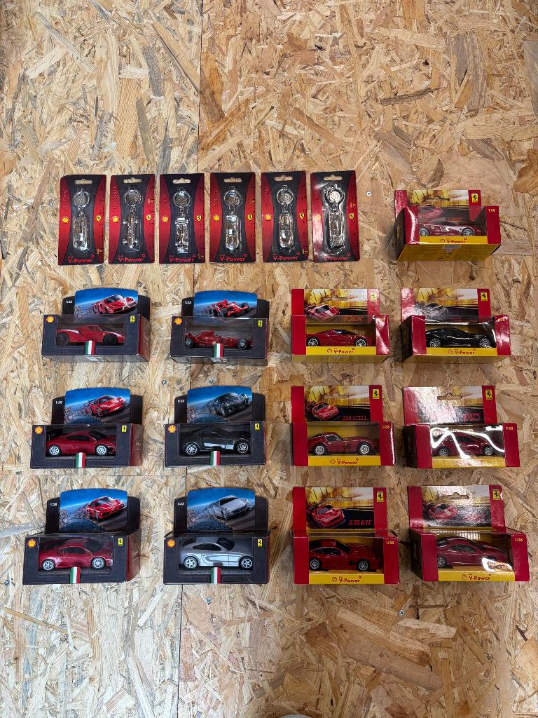 Shell ferrari collectie aangeboden, 19 items, Verzenden, Nieuw, Auto's