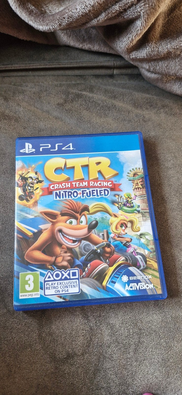 Crash Team Racing Nitro-Fueled PS4, Spelcomputers en Games, Racen en Vliegen, Ophalen of Verzenden, Zo goed als nieuw, Eén computer