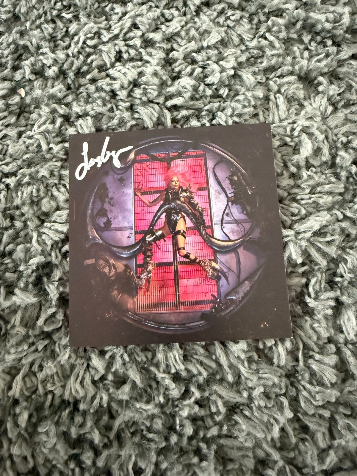 Lady Gaga Chromatica gesigneerde CD insert, Pop, Ophalen of Verzenden, Zo goed als nieuw, Gesigneerd
