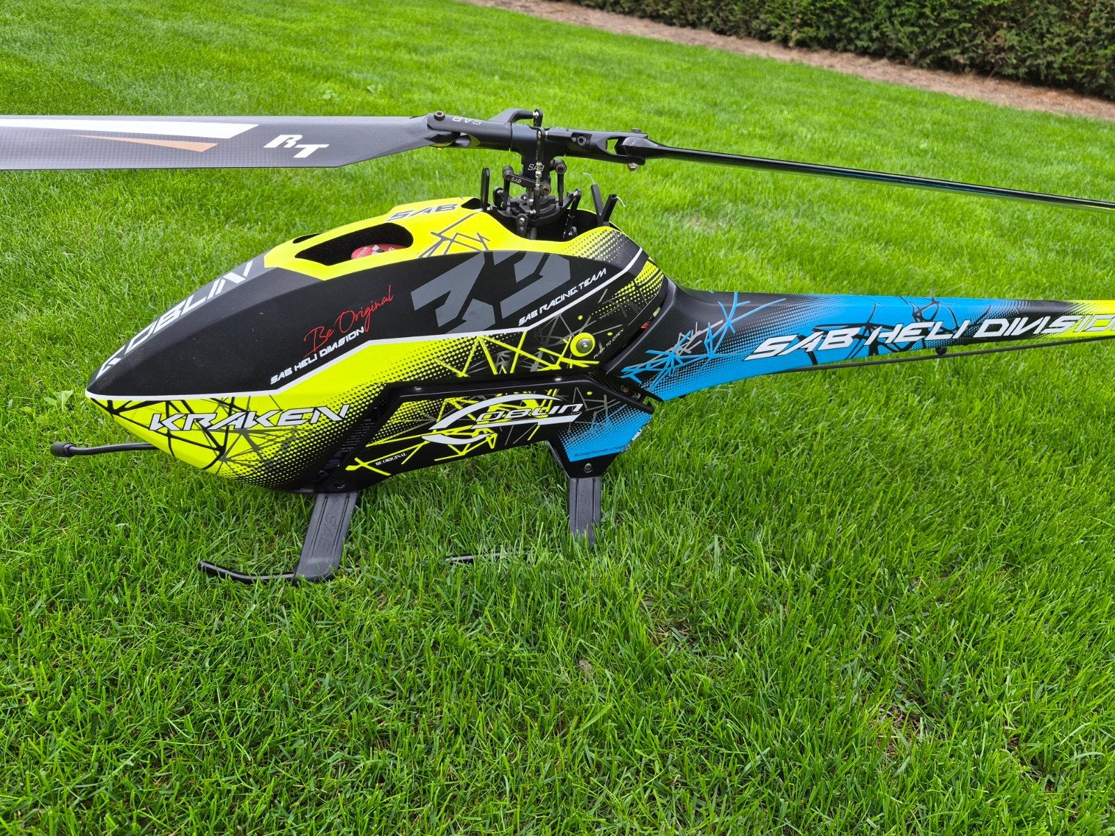 SAB Goblin Kraken 580 met Vbar Control zender, Elektro, Gebruikt, RTF (Ready to Fly), Helikopter