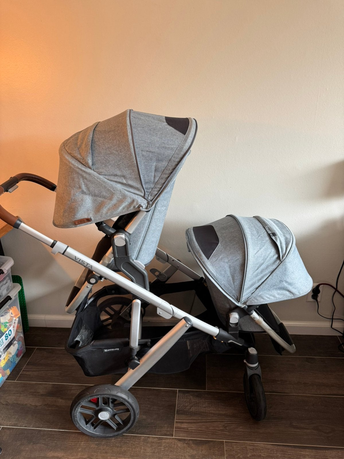 UPPAbaby Vista V2 Tweelingwagen Gregory – nieuw frame (2026), Ophalen, Zo goed als nieuw, Overige merken