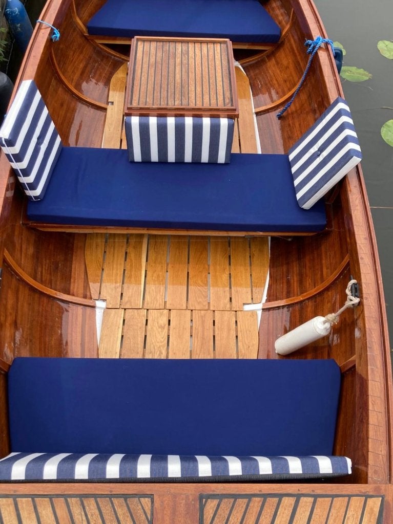 Bootkussens op maat, zonnedek, railingkussens en dinette, Watersport en Boten, Ophalen of Verzenden, Gebruikt, Interieur en Kussens