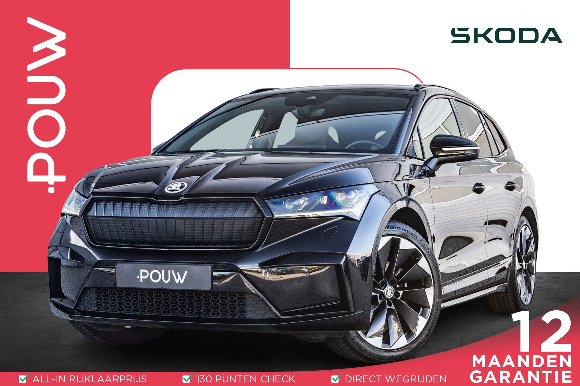 Skoda Enyaq 60 180pk Sportline | SoH 94% | Trekhaak | Achter