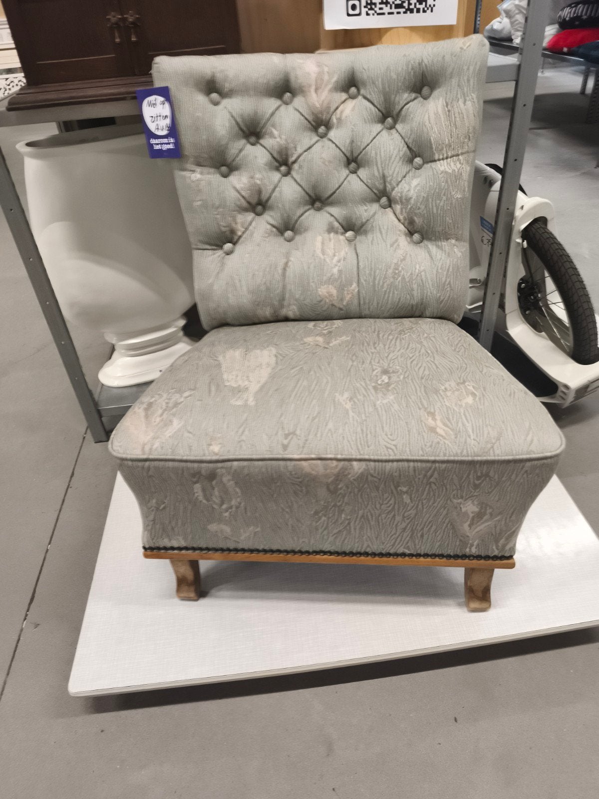 Stijlvolle fauteuil - Gebruikt, Ophalen, Hout, Gebruikt, Overige kleuren