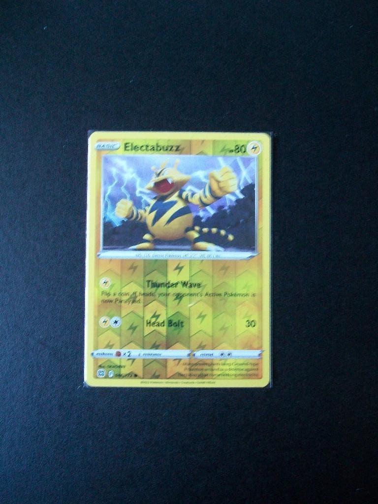 1307: Nieuwe Pokemon kaart holofoil ELECTABUZZ HP 80 046/172, Verzenden, Nieuw, Losse kaart, Foil