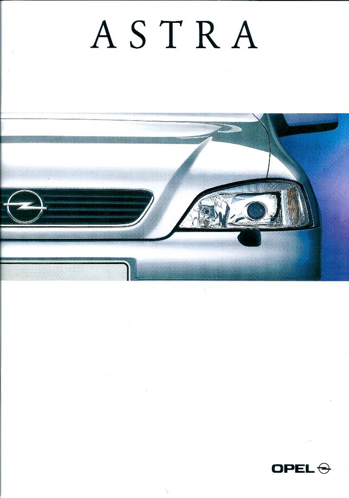 Brochure Opel Astra September 2001, Ophalen of Verzenden, Gelezen, Opel