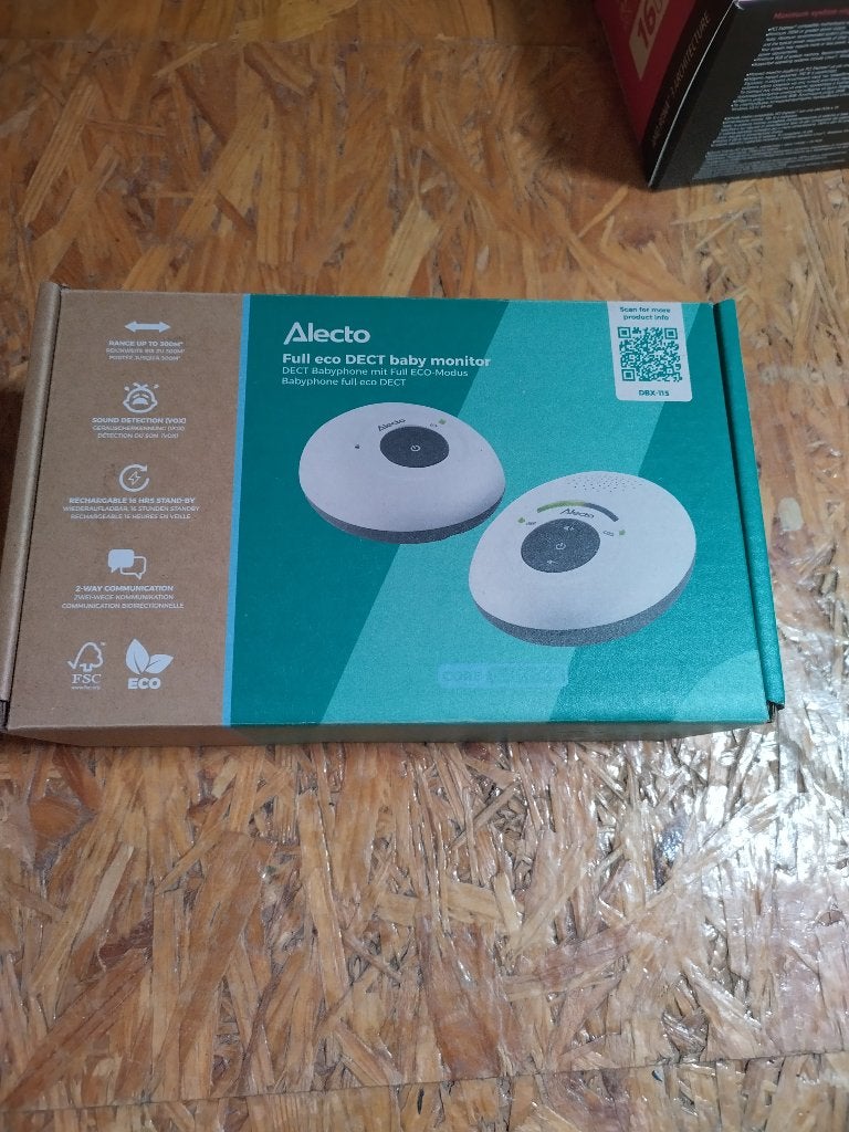 Alecto Full eco DECT babyfoon DBX-115, Ophalen, Zo goed als nieuw, 250 meter of meer, Digitaal