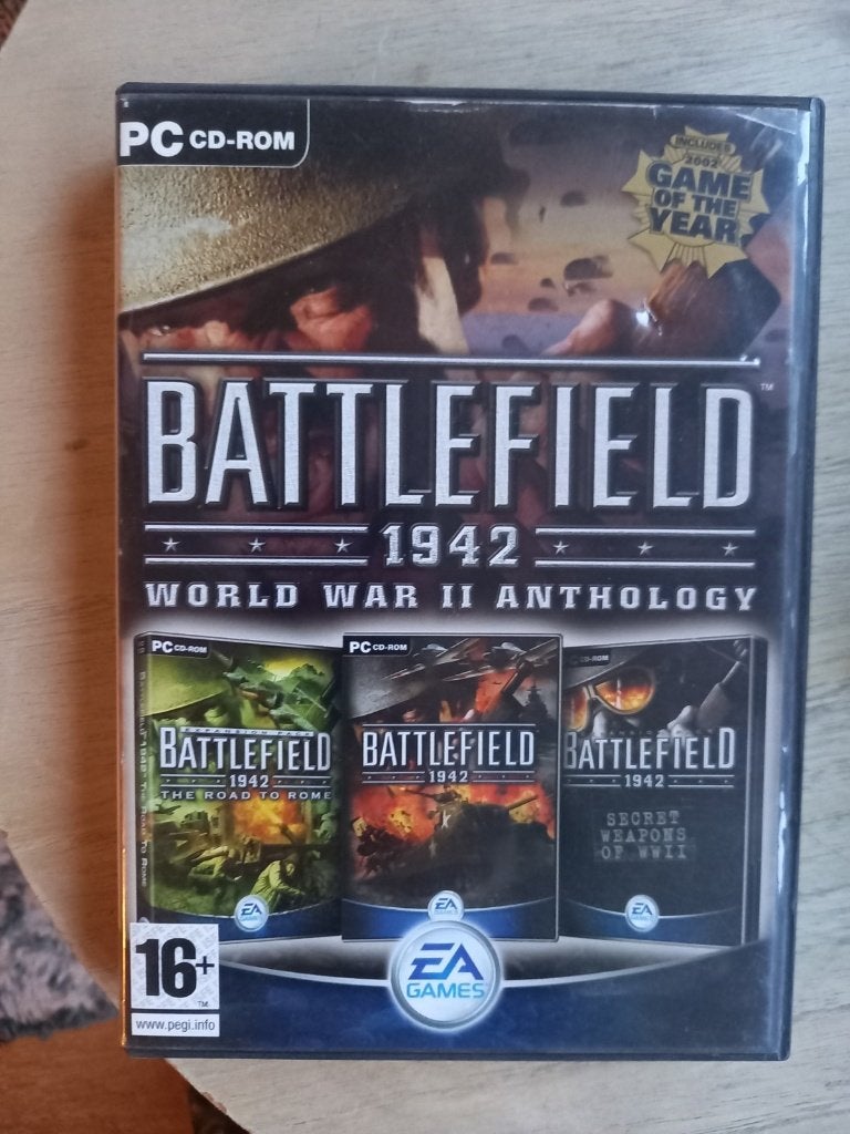 Battlefield 1942 World War II Anthology PC CD-ROM, Online, Gebruikt, Shooter, 1 speler