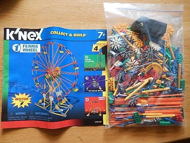 knex reuzenrad, Kinderen en Baby's, Ophalen of Verzenden, Zo goed als nieuw, K'nex
