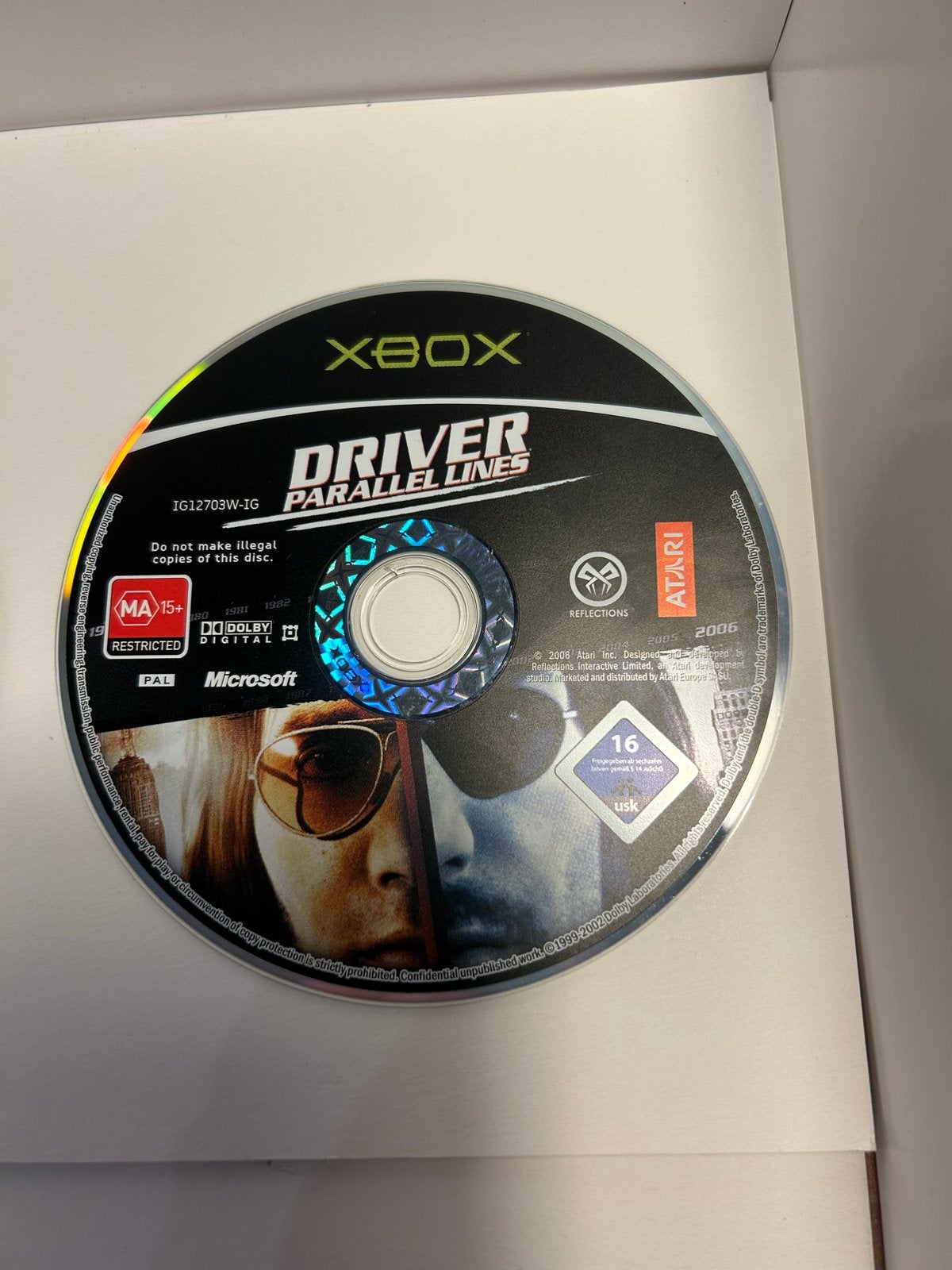 Driver Parallel Lines - Xbox (PAL), Ophalen of Verzenden, Gebruikt, Avontuur en Actie, Vanaf 16 jaar