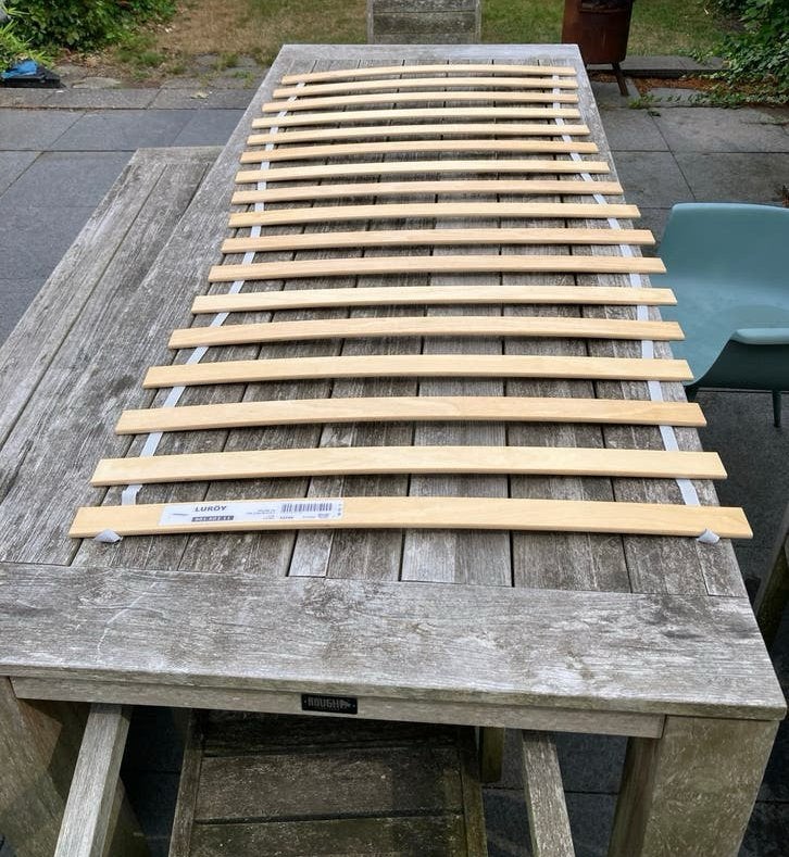 IKEA Luroy lattenbodem 90x200 cm, Ophalen, Gebruikt, 90 cm, Eenpersoons