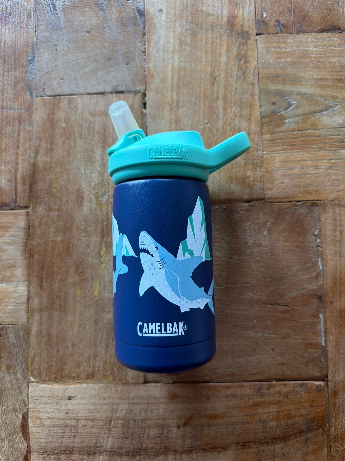 Camelbak RVS kinderdrinkflessen haaien en dino’s NIEUW!, Ophalen of Verzenden, Nieuw
