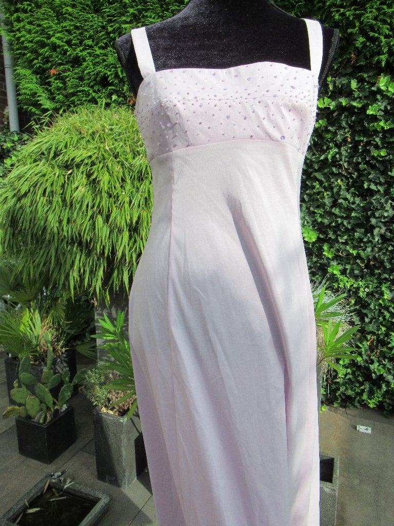 Stijlvolle JURK Zacht lila Maat 36 nieuw slank makend € 40, Overige kleuren, Nieuw, Ophalen of Verzenden, Maat 36 (S)