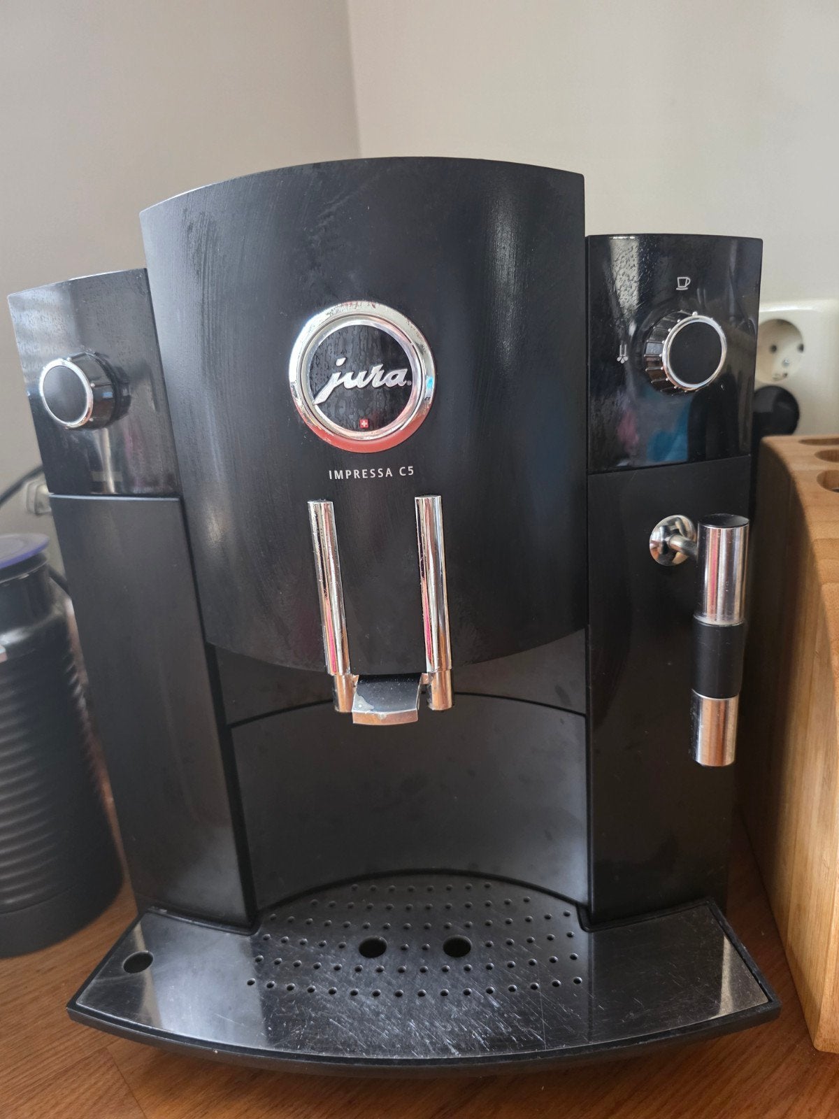Jura Impressa impressa C5 Koffiemachine - Zwart, Ophalen, Gebruikt, Espresso apparaat, Koffiebonen