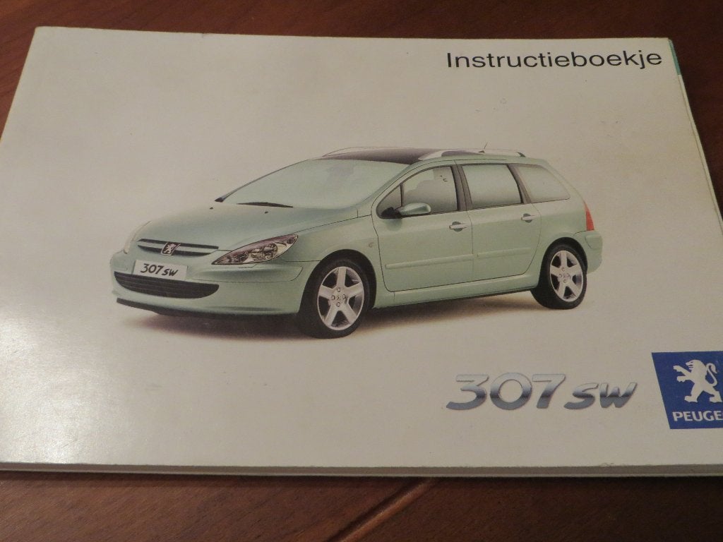 Instructieboek Peugeot 307 SW 2002-2005 incl audiosysteem, Ophalen of Verzenden