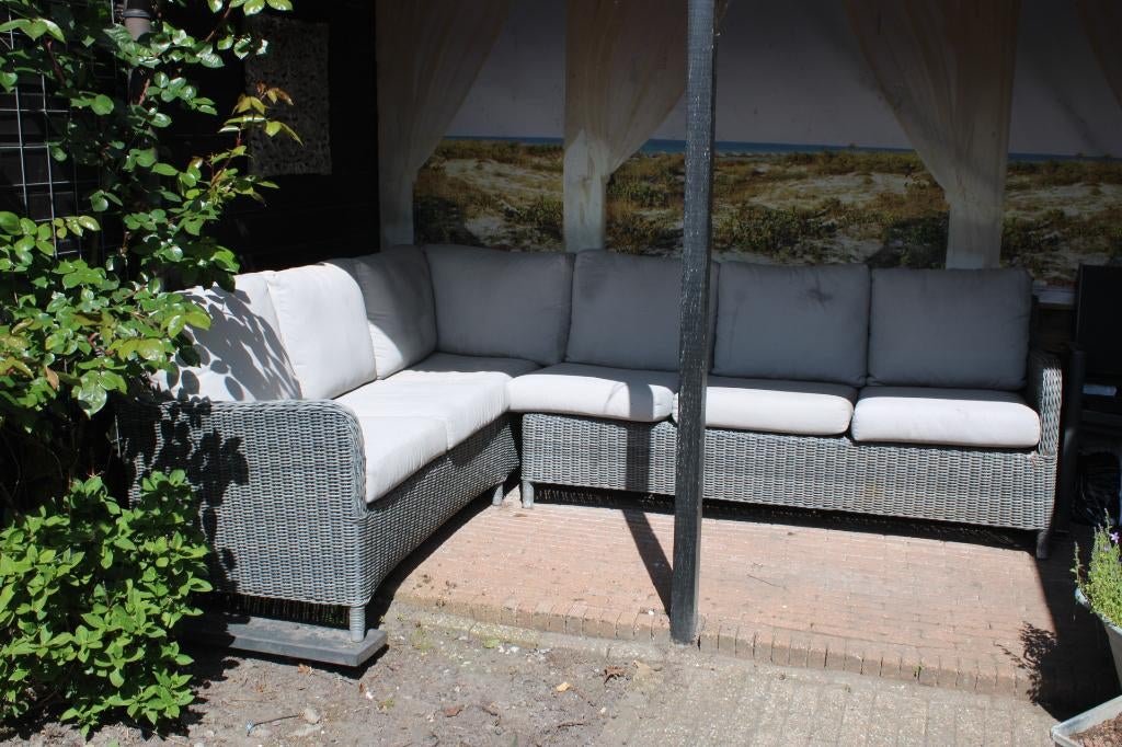 4 seasons outdoor hoek loungeset /tuinbank, Ophalen, Gebruikt, Loungeset, Wicker