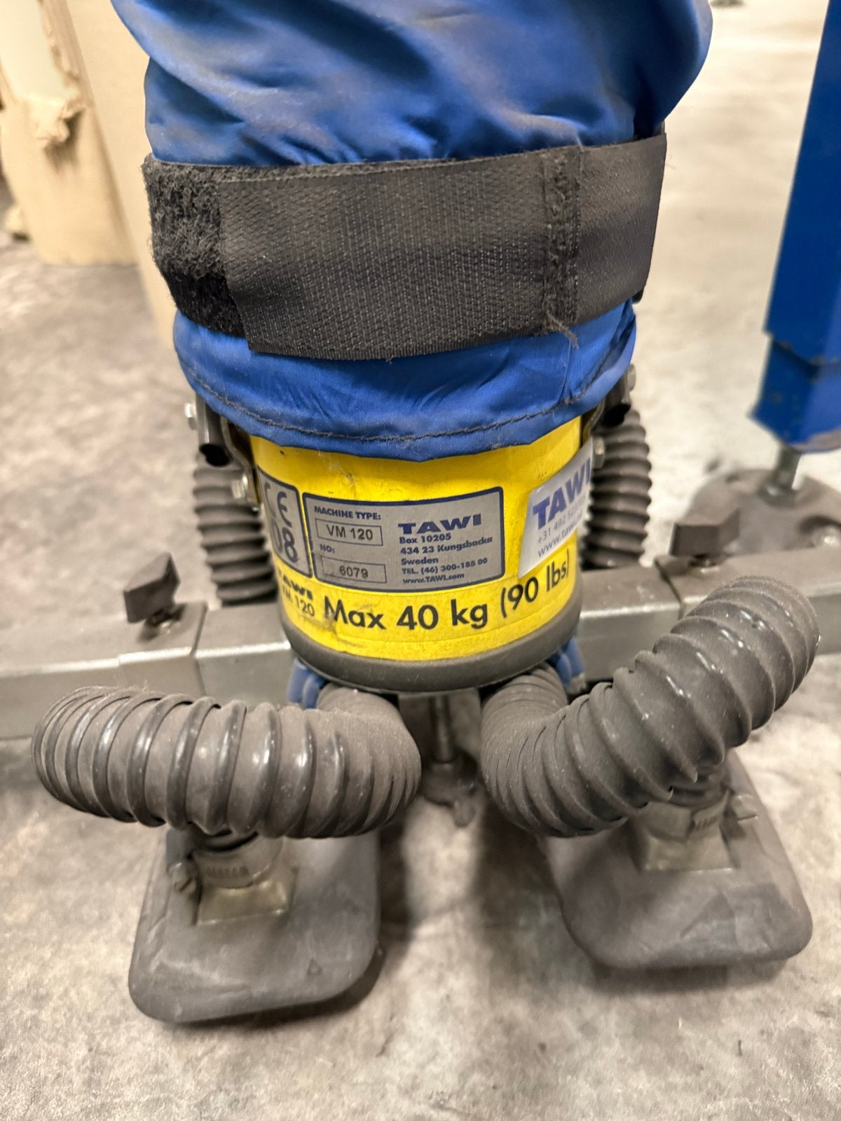 TAWI VM-120 Vacuümheffer - Max 40 kg, Ophalen