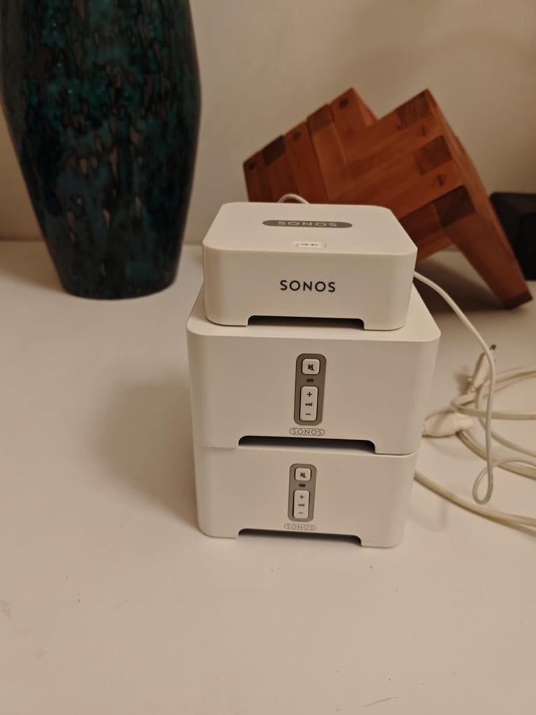 Sonos Connect (ZP90) 2X en Sonos Bridge - Draadloze Audio, Ophalen, Gebruikt, Overige merken, Losse componenten