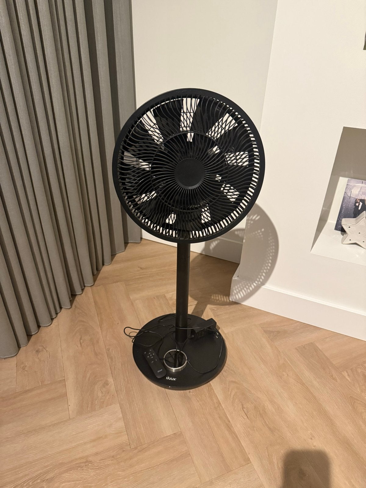Duux Whisper Flex Smart WiFi Ventilator met afstandsbedienin, Ophalen of Verzenden, Ventilator met afstandsbediening, Zo goed als nieuw
