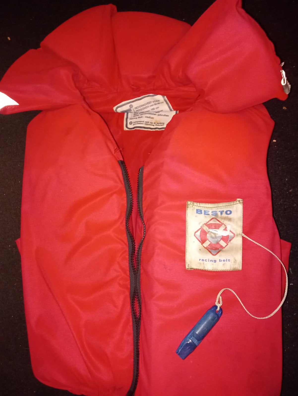 Reddingsvest  met fluit stm  l, Ophalen, Dame of Heer, Reddingsvest of Zwemvest