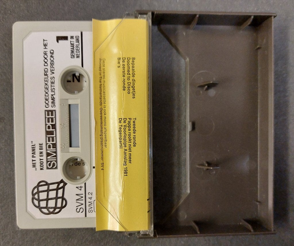 Simplisties Verbond CASSETTE Koot en Bie 1980, Cd's en Dvd's, Cassettebandjes, Gebruikt, 1 bandje, Ophalen of Verzenden, NvT