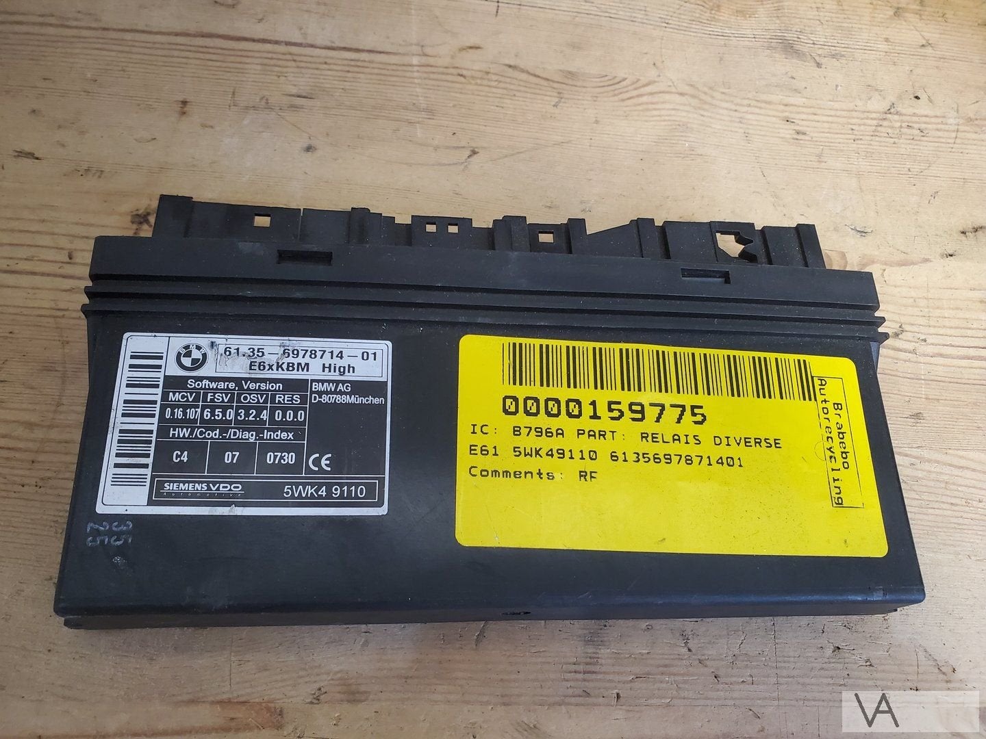 BMW 5 serie E60 E61 03 - 10  boordnet module KBM 6978714 €30, Gebruikt, -, -, Ophalen of Verzenden