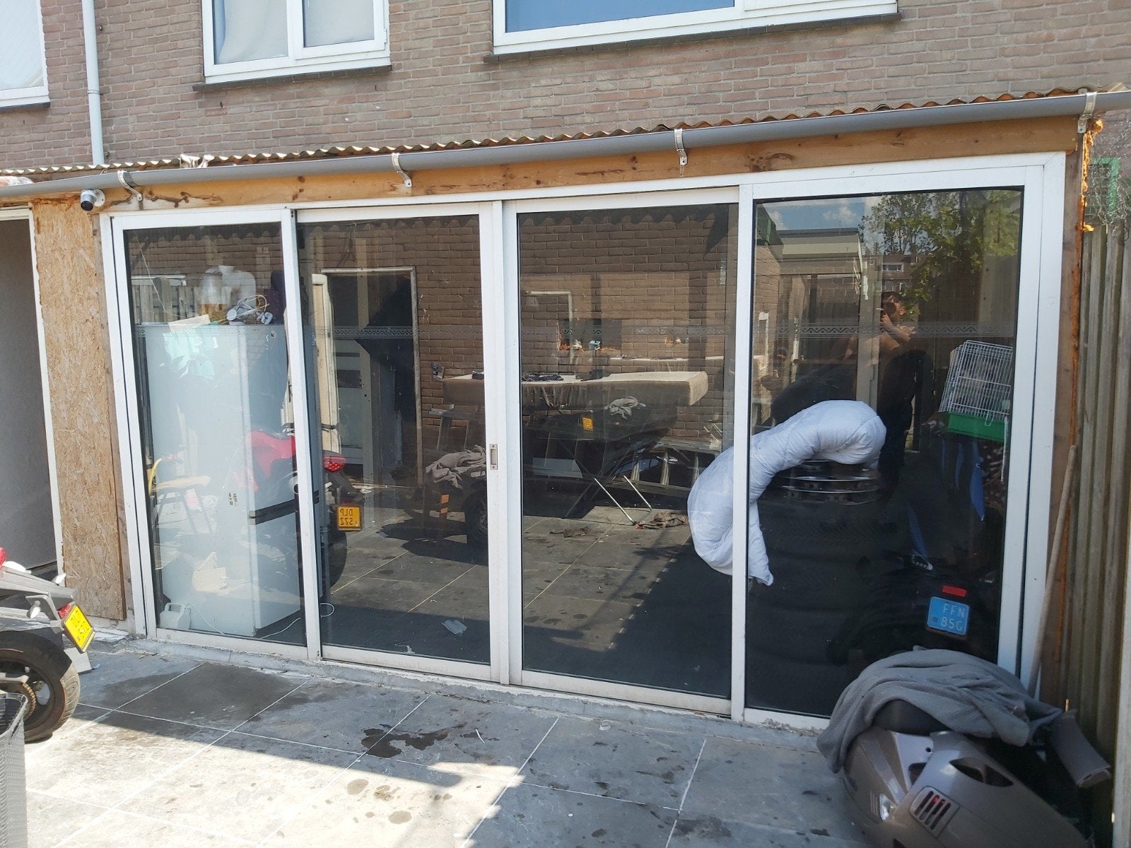 Te koop mooi tuin glas compleet met duren lang 410 breed 220, Ophalen of Verzenden