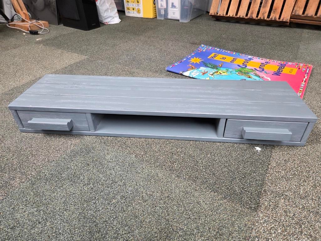 Woood Boekenhouder / Plank - Grijs - 85x21 cm, Ophalen, Gebruikt